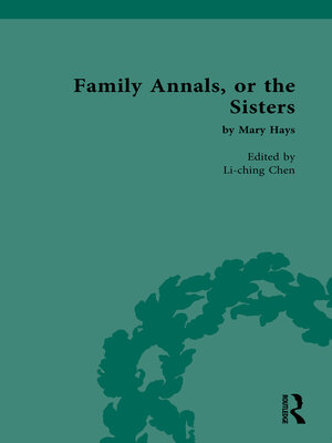 cover image of Family Annals, or the Sisters